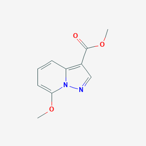 molecular formula C10H10N2O3 B13841834 Methyl 7-methoxypyrazolo[1,5-a]pyridine-3-carboxylate 