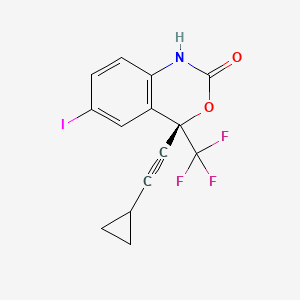 (S)-4-(cyclopropylethynyl)-6-iodo-4-(trifluoromethyl)-1H-benzo[d][1,3]oxazin-2(4H)-one