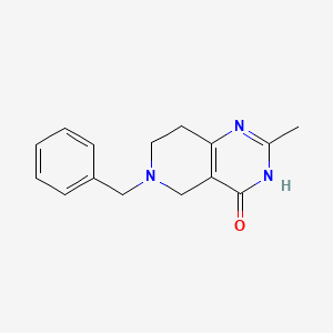 B1384186 6-benzyl-2-methyl-5,6,7,8-tetrahydropyrido[4,3-d]pyrimidin-4(3H)-one CAS No. 1448-40-4