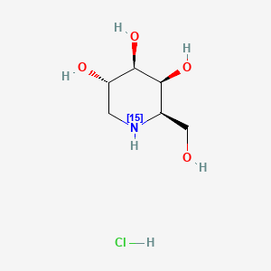 (2R,3S,4R,5S)-2-(hydroxymethyl)(115N)azinane-3,4,5-triol;hydrochloride