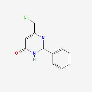 molecular formula C11H9ClN2O B1384203 6-(氯甲基)-2-苯基嘧啶-4-醇 CAS No. 35252-98-3