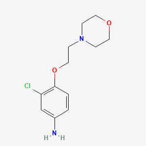 3-Chloro-4-(2-morpholin-4-ylethoxy)aniline