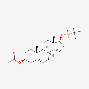 3-O-Acetyl-17-O-tert-butyldimethylsilyl 5,14-Androstadiene-3b,17b-diol