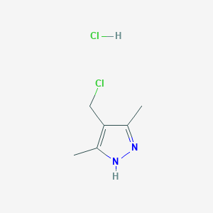 4-(Chloromethyl)-3,5-dimethyl-1h-pyrazole Hydrochloride