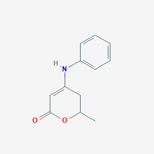 4-Anilino-2-methyl-2,3-dihydropyran-6-one