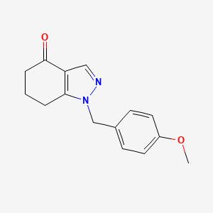 1-[(4-methoxyphenyl)methyl]-6,7-dihydro-5H-indazol-4-one