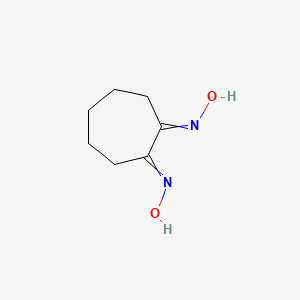 molecular formula C7H12N2O2 B1384219 1,2-环庚二酮，二肟 CAS No. 530-97-2