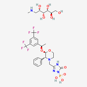 (1'R,2S,3S)-Defluoro Fosaprepitant Dimeglumine