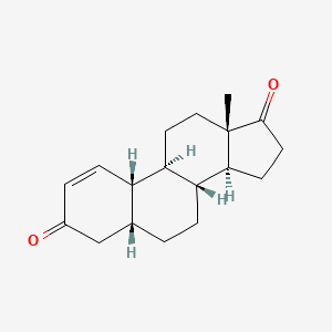 (5R,8R,9S,10R,13S,14S)-13-methyl-4,5,6,7,8,9,10,11,12,14,15,16-dodecahydrocyclopenta[a]phenanthrene-3,17-dione