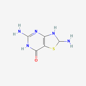 2,5-Diamino-2,3-dihydro-6H-thiazolo[4,5-d]pyrimidin-7-one