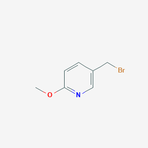 B138423 5-(Bromomethyl)-2-methoxypyridine CAS No. 128632-03-1