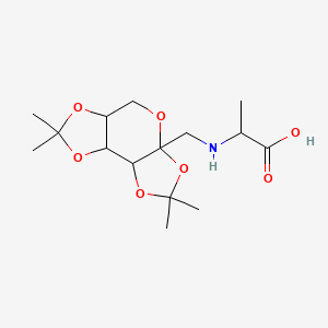 2-[(4,4,11,11-Tetramethyl-3,5,7,10,12-pentaoxatricyclo[7.3.0.02,6]dodecan-6-yl)methylamino]propanoic acid