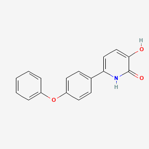 3-hydroxy-6-(4-phenoxyphenyl)-1H-pyridin-2-one