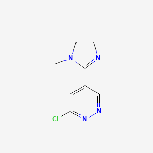 3-Chloro-5-(1-methyl-1H-imidazol-2-yl)pyridazine