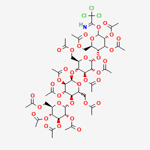 molecular formula C52H68Cl3NO34 B13842352 Dehydro Maltotetraose O-1-(2,2,2-Trichloroethanimidate) Tridecaacetate 