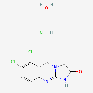 molecular formula C10H10Cl3N3O2 B1384281 アナグレリド塩酸塩一水和物 CAS No. 823178-43-4