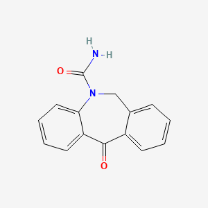 molecular formula C15H12N2O2 B13842856 11-oxo-6,11-Dihydro-5H-dibenzo[b,e]azepine-5-carboxamide 