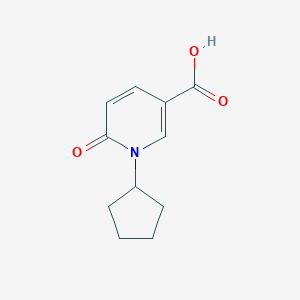 1-Cyclopentyl-6-oxopyridine-3-carboxylic acid