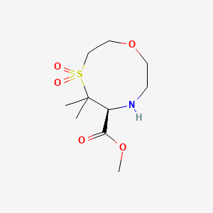 (S)-Methyl 5,5-Dimethyl-1,4,7-oxathiazonane-6-carboxylate 4,4-Dioxide