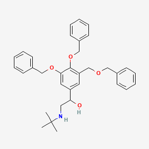 molecular formula C34H39NO4 B13842890 4,5-Dibenzyl 5-Hydroxy Albuterol 