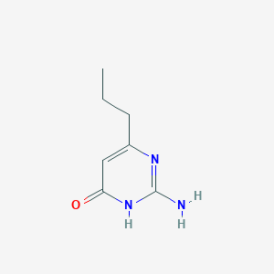 molecular formula C7H11N3O B1384293 2-amino-6-propylpyrimidin-4(3H)-one CAS No. 19810-58-3