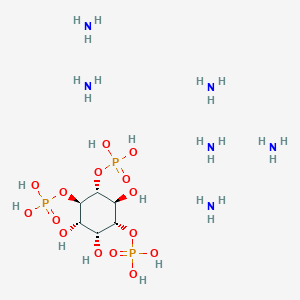 molecular formula C6H33N6O15P3 B13842956 azane;[(1R,2S,3R,4R,5S,6R)-2,3,5-trihydroxy-4,6-diphosphonooxycyclohexyl] dihydrogen phosphate 