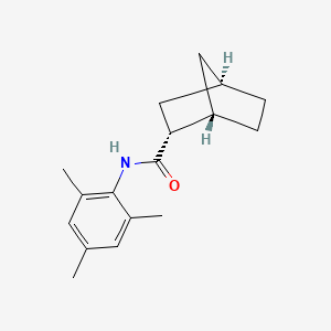 molecular formula C17H23NO B13842957 (+/-)-(endo)-N-(2,4,6-Trimethylphenyl)-bicyclo[2.2.1]heptane-2-carboxamide 