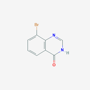 molecular formula C8H5BrN2O B1384296 8-溴喹唑啉-4(1H)-酮 CAS No. 77150-35-7
