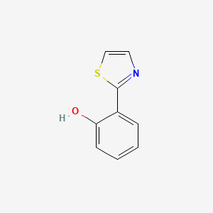 molecular formula C9H7NOS B1384297 2-(1,3-Thiazol-2-yl)phenol CAS No. 83053-38-7