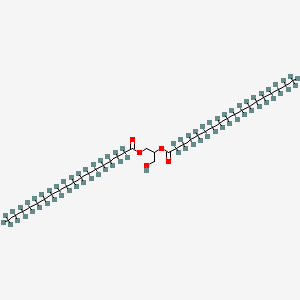 molecular formula C39H76O5 B13843013 1,2-Distearin-D70 