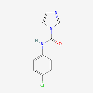 molecular formula C10H8ClN3O B13843053 N-(4-chlorophenyl)imidazole-1-carboxamide 