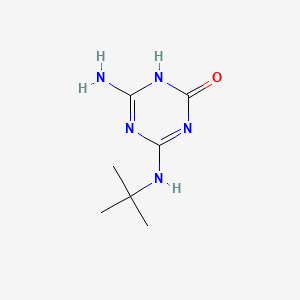 molecular formula C7H13N5O B1384306 特丁布津-去乙基-2-羟基 CAS No. 66753-06-8