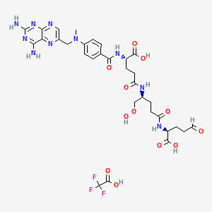 molecular formula C32H39F3N10O12 B13843069 Methotrexate Triglutamate Trifluoroacetate 