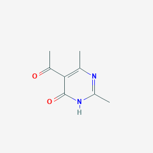 molecular formula C8H10N2O2 B1384307 5-acetyl-2,6-dimethylpyrimidin-4(3H)-one CAS No. 24392-26-5