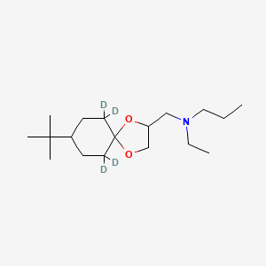 molecular formula C18H35NO2 B13843081 Spiroxamine-d4 