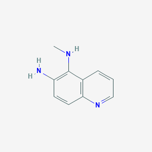 molecular formula C10H11N3 B13843101 N5-Methylquinoline-5,6-diamine 