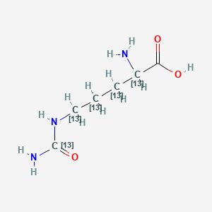 molecular formula C6H13N3O3 B13843123 L-Citrulline-13C5 