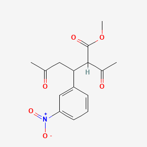 Methyl 2-Acetyl-3-(3-nitrophenyl)-5-oxo-hexanoate