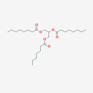 molecular formula C26H48O6 B13843171 3-(Heptanoyloxy)propane-1,2-diyl Dioctanoate 