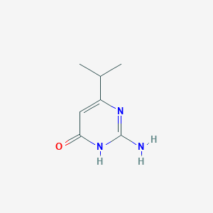 molecular formula C7H11N3O B1384321 2-氨基-6-异丙基嘧啶-4-醇 CAS No. 73576-32-6