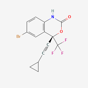 (S)-6-Bromo-4-(cyclopropylethynyl)-4-(trifluoromethyl)-1H-benzo[d][1,3]oxazin-2(4H)-one