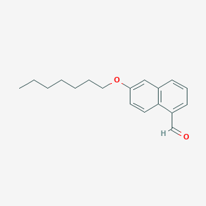 6-Heptoxynaphthalene-1-carbaldehyde