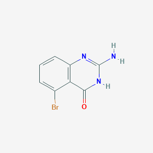 molecular formula C8H6BrN3O B1384327 2-氨基-5-溴喹唑啉-4-醇 CAS No. 937668-63-8
