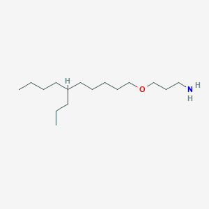 3-[(6-Propyldecyl)oxy]propan-1-amine