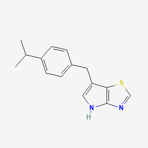 6-[(4-propan-2-ylphenyl)methyl]-4H-pyrrolo[2,3-d][1,3]thiazole