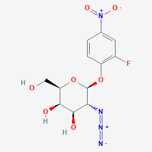 p-Nitro-o-fluoro-phenyl 2-Azide-2-deoxy-beta-D-galactopyranoside