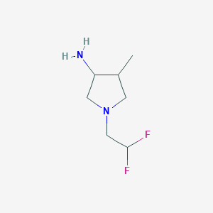 4-Methyl-1-(2,2-difluoroethyl)-3-pyrrolidinamine