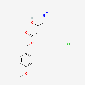 [2-Hydroxy-4-[(4-methoxyphenyl)methoxy]-4-oxobutyl]-trimethylazanium;chloride