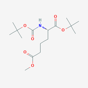 (S)-1-tert-Butyl 6-methyl 2-((tert-butoxycarbonyl)amino)hexanedioate