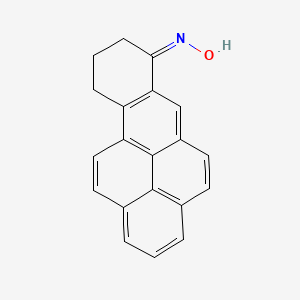 molecular formula C20H15NO B13843370 9,10-Dihydro-1-benzo[A]pyrene-7(8H)-one oxime 